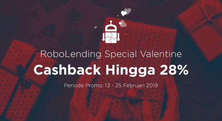 Begini Cara Dapat Cashback Hingga 28% Lewat RoboLending Special Valentine...