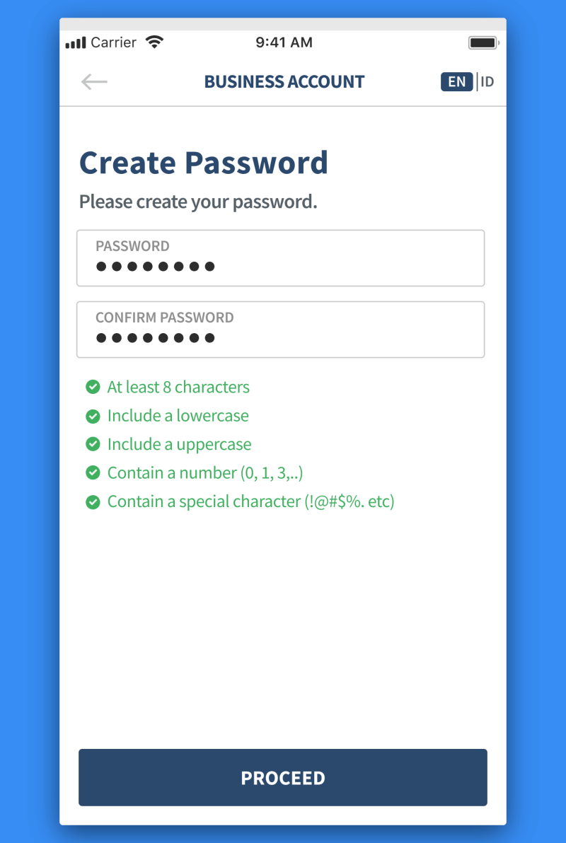 buat password